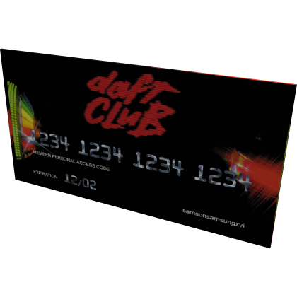 Daft Club Card thumbnail