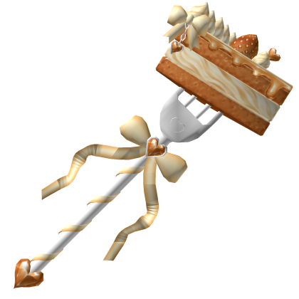 Cute Sweet Cake Fork - Caramel Pudding