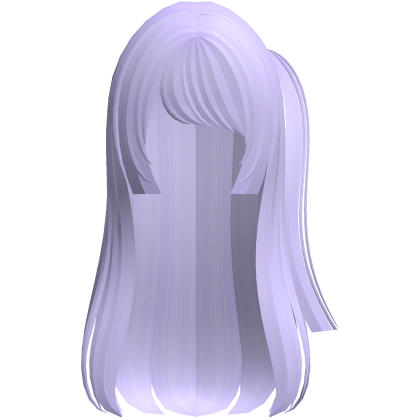 emo moe hime long hair w side pony purple