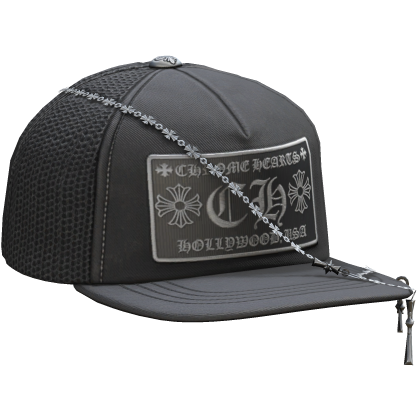 Gray Designer Tilted Cap