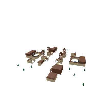 Western bandit town