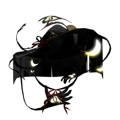 Glowing Moon Witch Halloween Possessed Hat