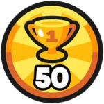 50 Wins Roblox badge thumbnail