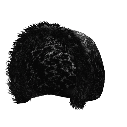 Snow Leopard Y2K Fur Lined Winter Hood