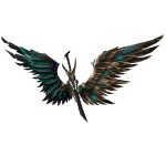 Violet Voidfang Demon Blade Wings