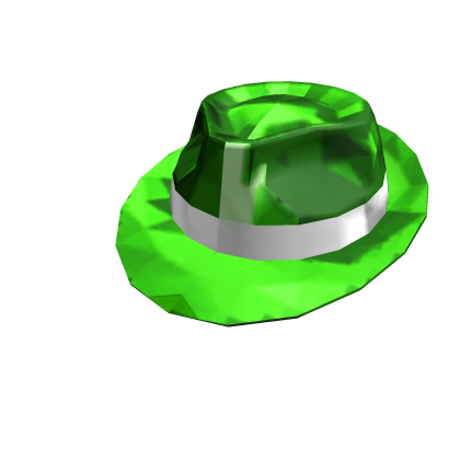 Green Sparkle Time Fedora