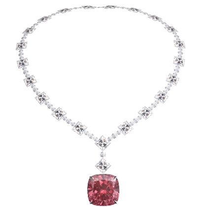 Kim's Raspberry Pink Diamond Necklace Roblox item