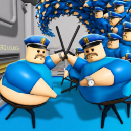 TSUNAMI POLICE PRISON RUN! (Obby)