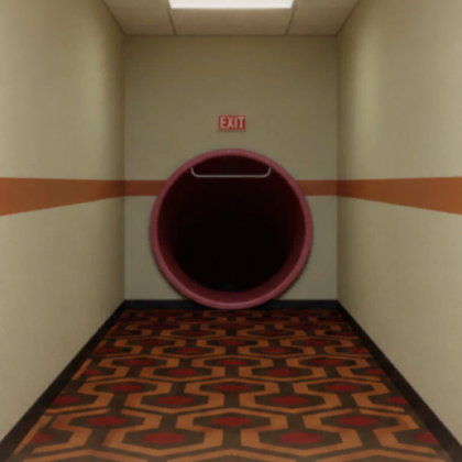 Scary Backrooms Slide - Halloween
