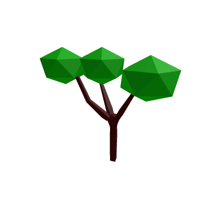 Low poly tree