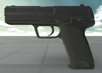 Rigged H&K USP 4K textures preview 1