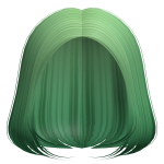 Green Bob Hair