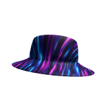 Neon Cyberpunk Stripes Trendy Bucket Hat