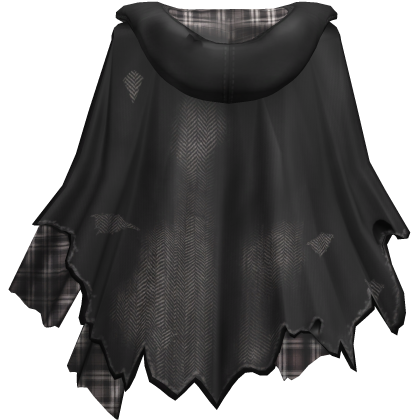 Distressed Torn Cape
