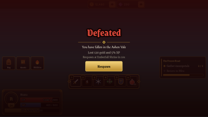 RPG UI Kit Inventory Quest Health Mana HUD Panels preview 2
