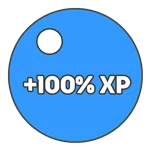 +100% XP