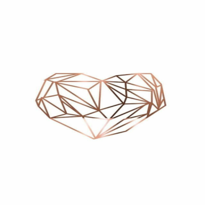 cute rose gold heart Roblox decal