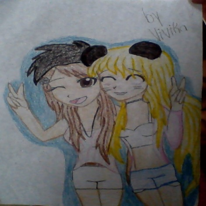 Anime Me And Ariel0907 Drawing :D Roblox decal