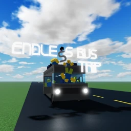 Endless bus trip icon
