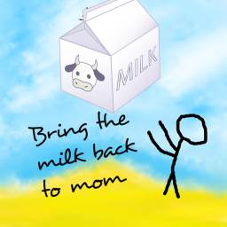 bring the milk back to mom icon
