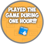 Played the game for 1 hour?