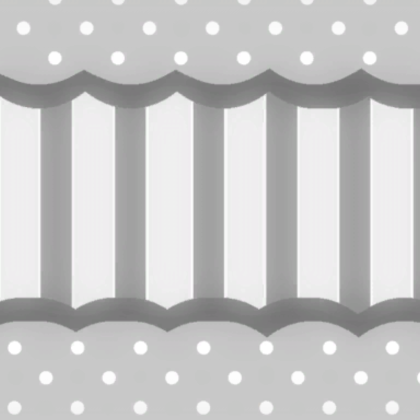 Cute Black Goth Dots & Stripes