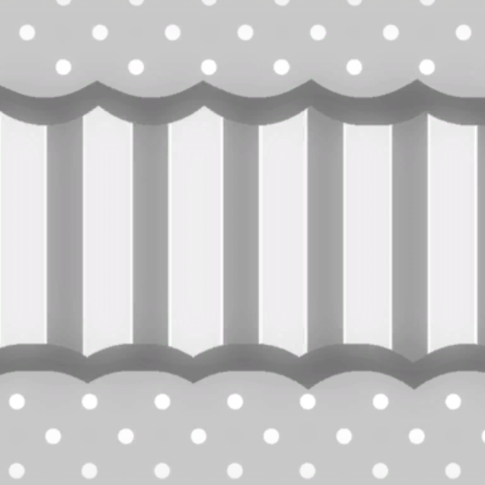 Cute Black Goth Dots & Stripes