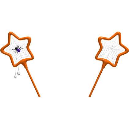 Orange Spiderweb Diwali Sparkler Headband (Addon)