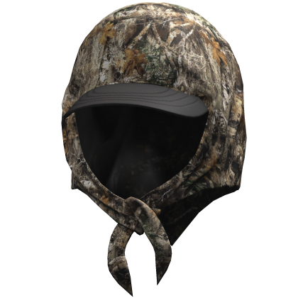 M11! - Y2K Scarf Cap Realtree Green