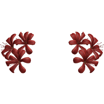 Spider Lily Flower Clip - Face Roblox item