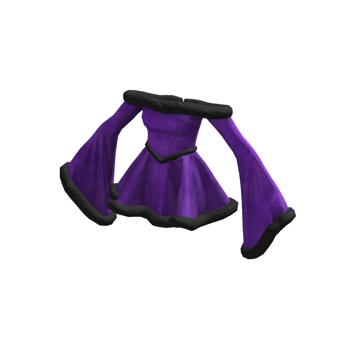 Purple Flowy Velvet Halloween Gown
