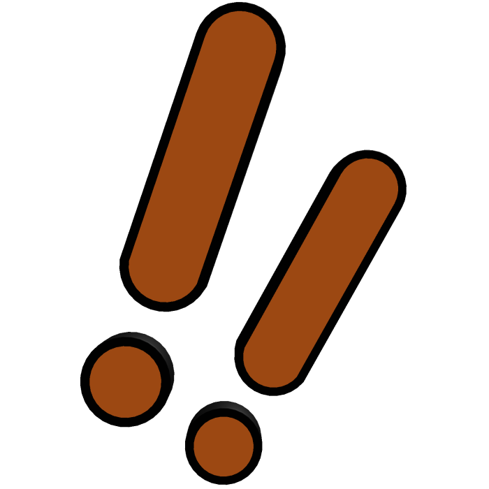 Halloween Exclamation Mark