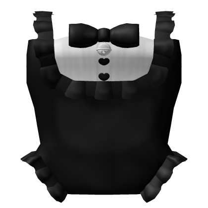 ︵‧˚♡ black maid swimsuit