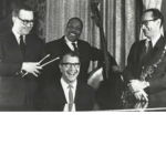 The Dave Brubeck jazz group.
