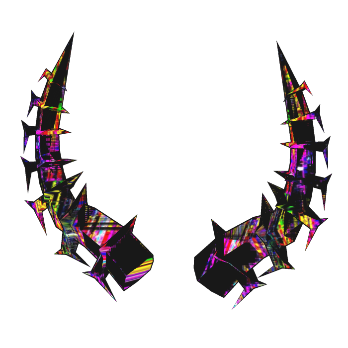[ANIMATED] Glitch Spiked Horns