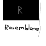 The resemblence