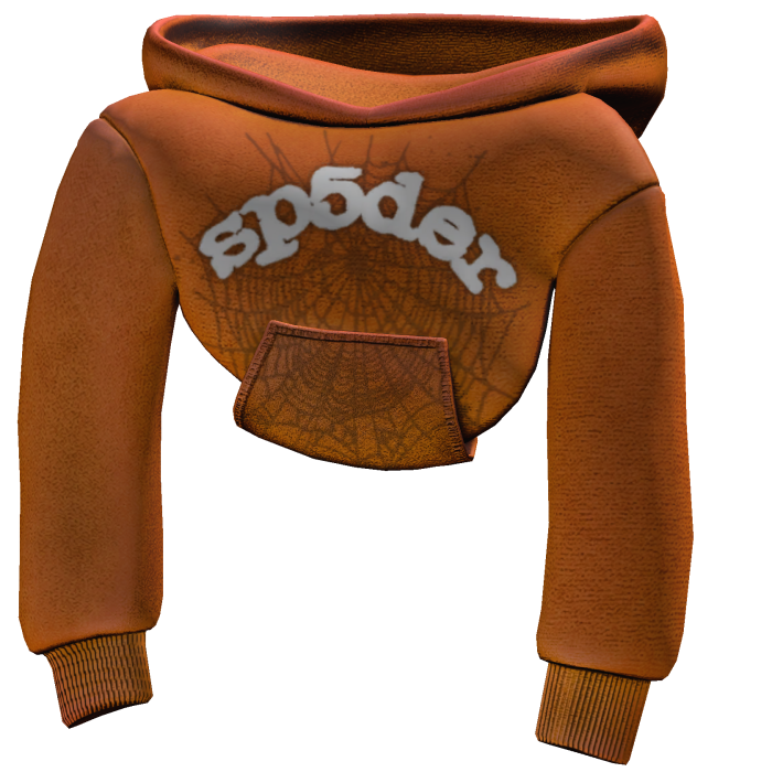 [1.0] Orange Sp5der Shoulder Hoodie