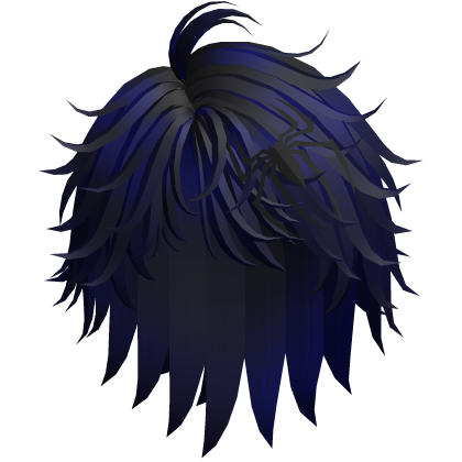 Spider Multiverse Two Toned Blue & Black Boy Hair  Roblox item
