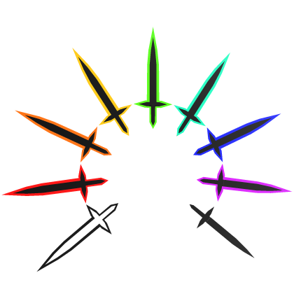 Sword Ring Aura Black Rainbow