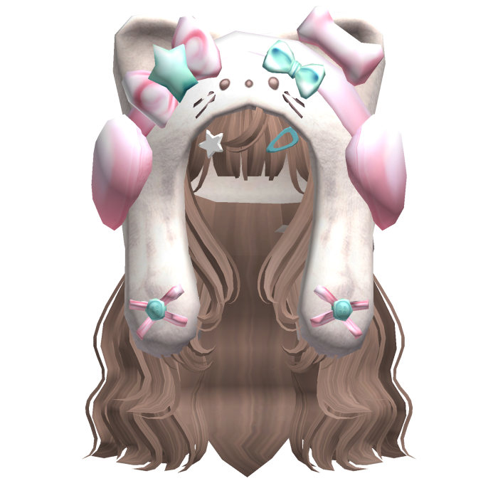 Milktea Cute Cozy Kitty Hood Hair