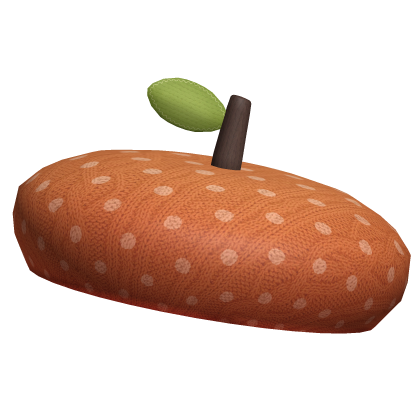 Orange Igari Kei Apple Fall Autumn Knit Beret