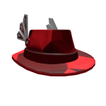 Dark Red Valk Fedora