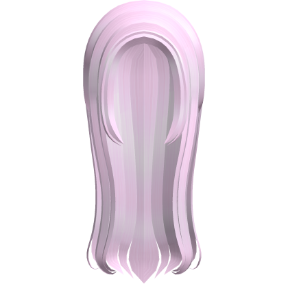 Pastel pink flowy Straight hair thumbnail