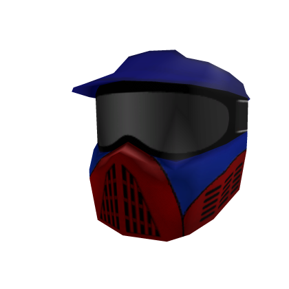 Roblox Item Red & Blue Base Wars Paintball Mask