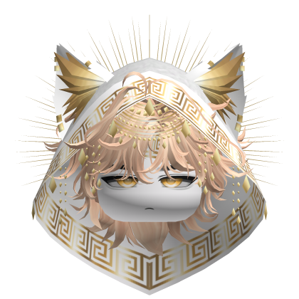 Egyptian Mullet w/ Divine Gold White Hood