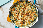 The spinach casseroles
