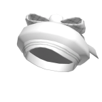 🍀Cute Winter Beret w Ribbon (Pure White)