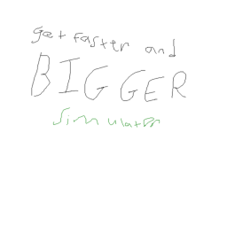 Get faster and bigger simulator