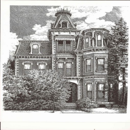 Drawing of a Victorian House Roblox decal