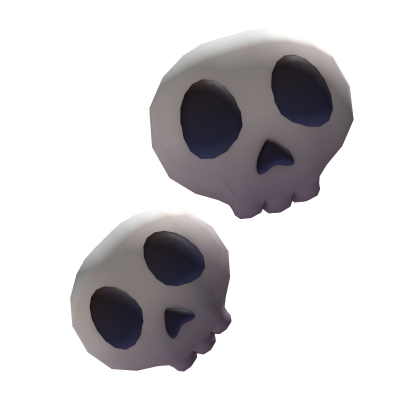 Skull Heads Hair Clip Roblox item